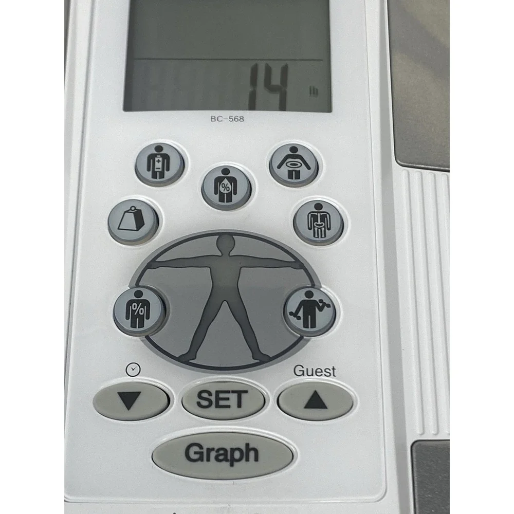 Tanita BC-568 InnerScan White Silver Body Composition Monitor Scale Japan